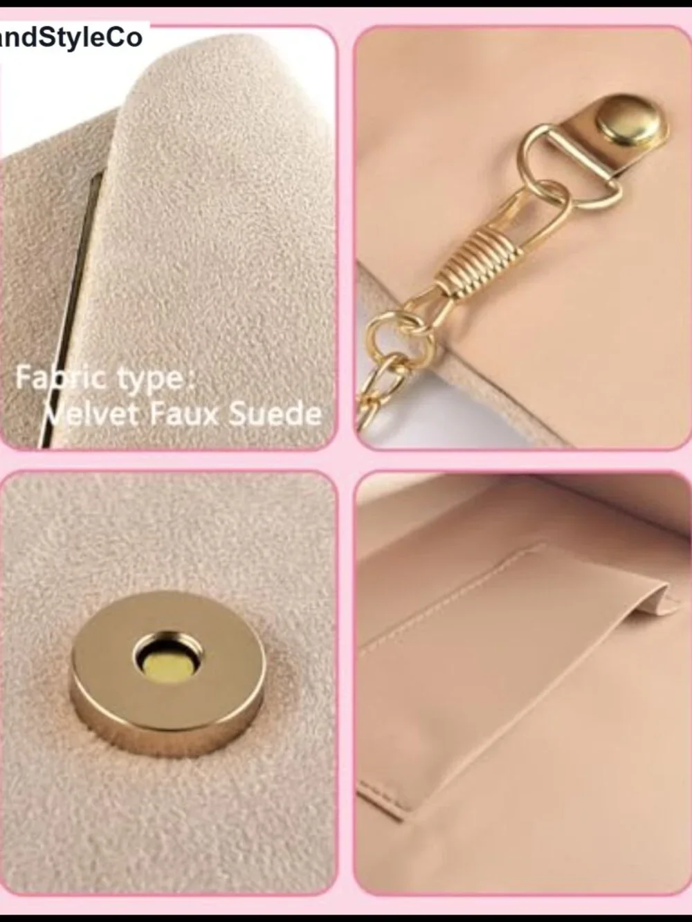 Evening Clutch Womens Envelope Handbag Wedding Party Prom Crossbody Shoulder